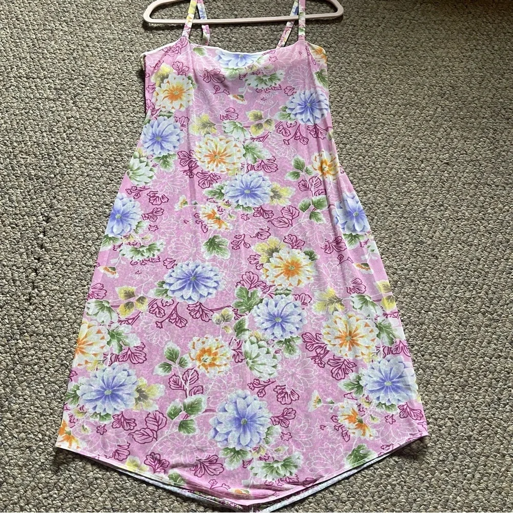 Malizia by La Perla | Sheer Floral Slip Dress IT 4 US 12 Y2K Vintage | Italy